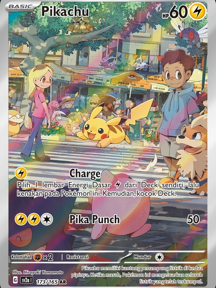 Pikachu 173/165 AR (Art Rare)